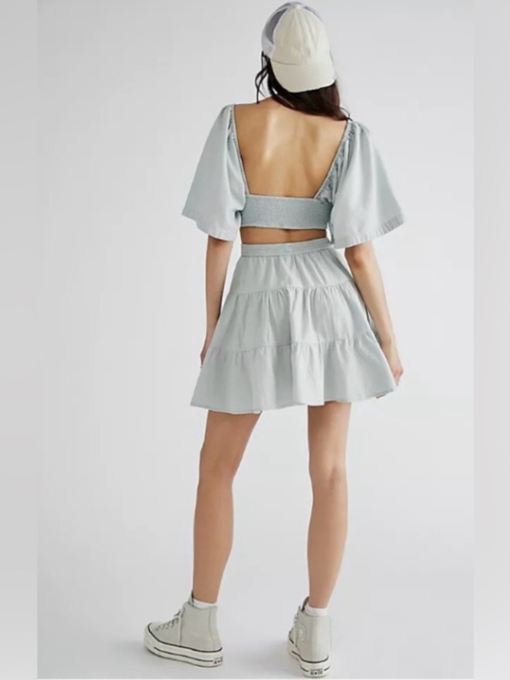 NWT Free People Cross Of Sunlight Mini Dress Size S - Picture 5 of 6